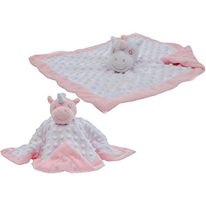 Personalised Soft Unicorn Comforter Blanket | Pink, White