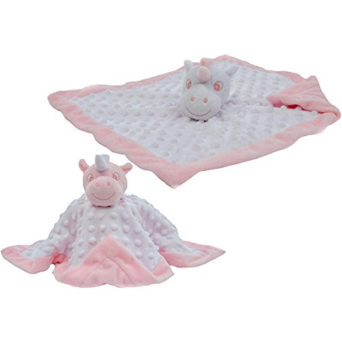 Personalised Soft Unicorn Comforter Blanket | Pink, White