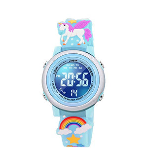 Unicorn Watch For Girls & Boys | Blue | Ages 3-10