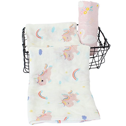 Unicorn Muslin Blanket For Baby