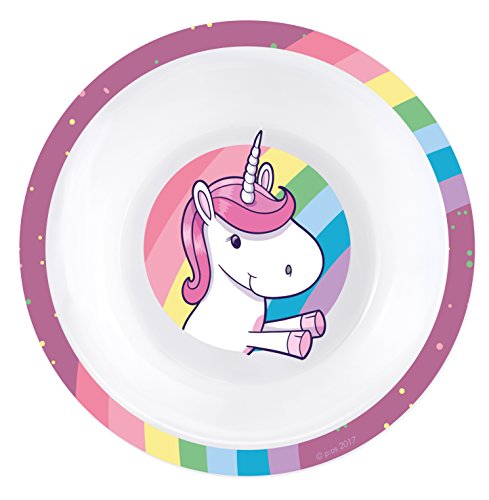 Child's unicorn plate for eating 