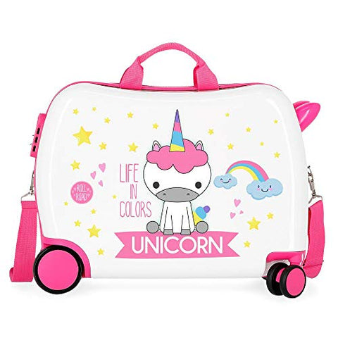 Little Me Unicorn Ride-on Suitcase |Rolling Suitcase | Luggage