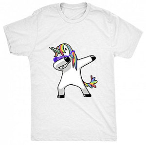 Unicorn Dabbing T Shirt White