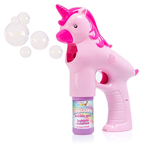 Unicorn Bubble Gun For 4 Year Old Girls 