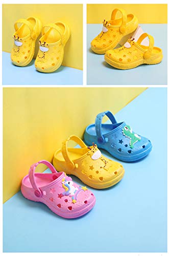 Unicorn pink Crocs style shoe kids