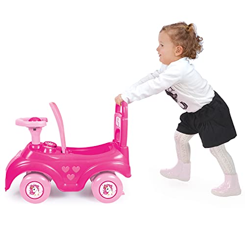Dolu Unicorn Walk & Ride On Car | Pink