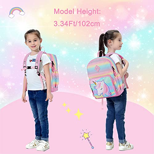 Girls Rainbow Unicorn Backpack | Rucksack 