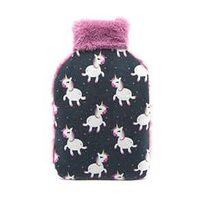 Hot Water Bottle With Unicorn Cover | Unicorn Gift