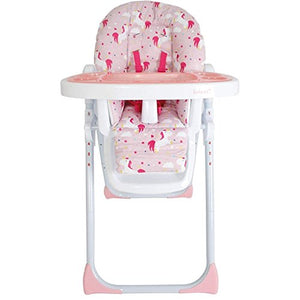 unicorn themed baby highchair easy to clean foldable adjustable