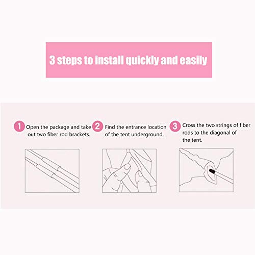 Kids Play Tent Pink Girls Princess Tent Portable Foldable Pop Up Tent Playhouse Kids Girls Boys Children Outdoor and Indoor Games for 3-4 Child 130 x 100cm