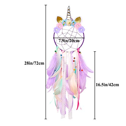 Purple Unicorn Dreamcatcher 