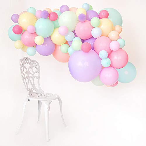 Unicorn Baby Shower Balloon Arch Pastel Colours 