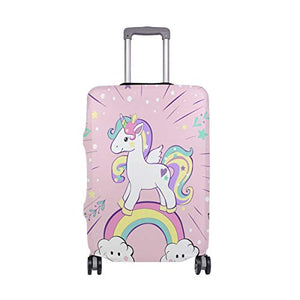 Unicorn Rainbow Elastic Travel Luggage Cover | Suitcase Protector