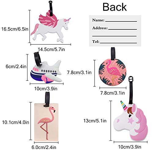 Unicorn Designs Luggage Tags For Suitcases