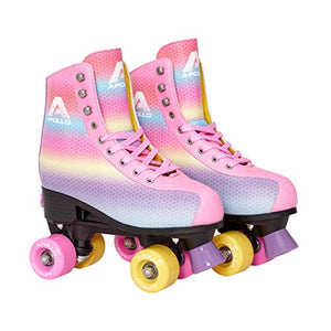 Apollo Disco Roller Skates | Rainbow Unicorn Style | Kids, Teens, Adults 