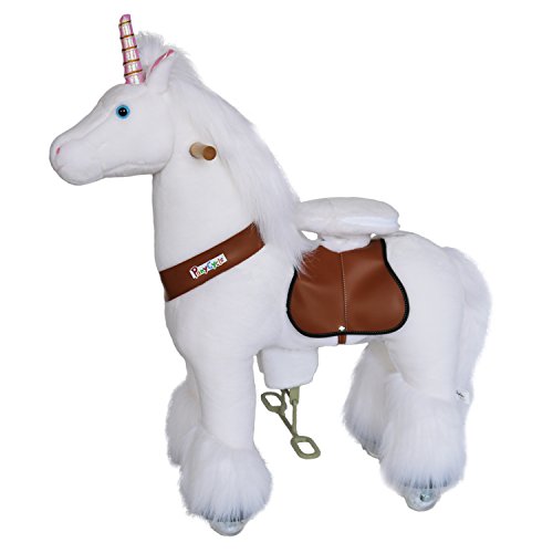 Ride On Unicorn Horse | Walking Animal Plush Toy |  Age 3-5 | Gift | PonyCycle Official