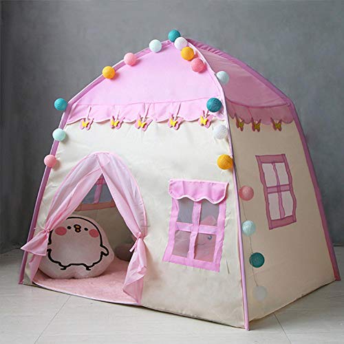 Kids foldable play house tent pink 