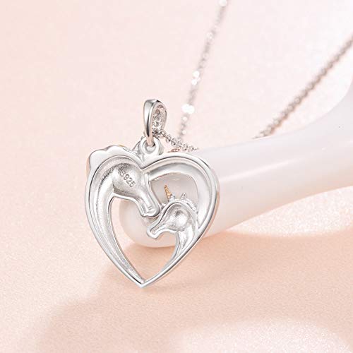925 Sterling Silver Necklace | Unicorn Design 