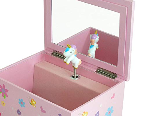 Cute Pink Unicorn Jewellery Box | Musical 