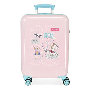 Magic Unicorn Cabin Suitcase Pink 38 x 55 x 20 cm | Pink