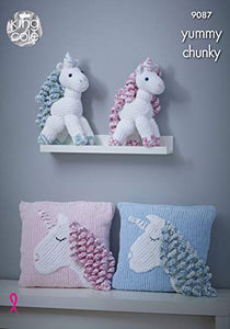 Unicorn And Cushion Knitting Pattern | King Cole | 9087