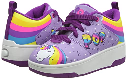 Girls Unicorn Heelys | Rainbow Design 