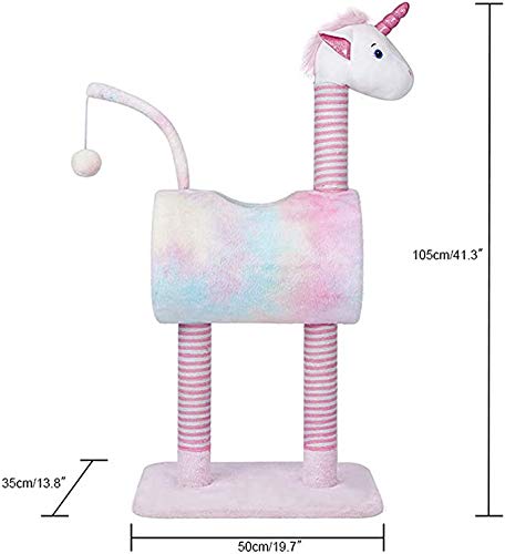Unicorn Cat Scratching Post | Pink
