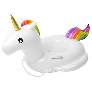 Babies Unicorn Swimming Float | Inflatable Seat | 74 x 72 x 70cm | Pool Toy