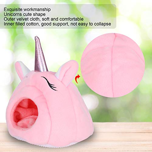 Cute Pink Unicorn Pet Bed | Anti - Slip | For Small Pets