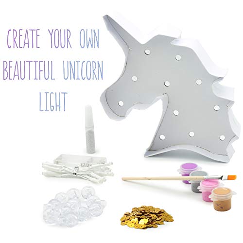 Unicorn Led Light Kit Bedroom Accessories Home Decoration Arts and Crafts DIY