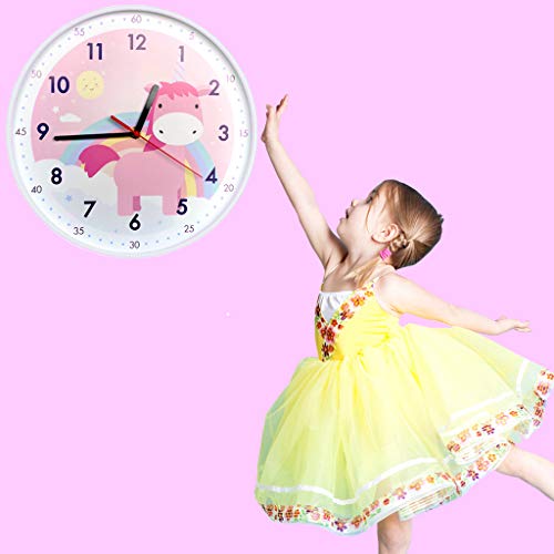 Unicorn Wall Clock- Learn To Tell The Time Clock