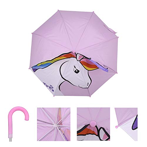 Pink Unicorn Pop up Small Umbrella for Kids | Age 3-7