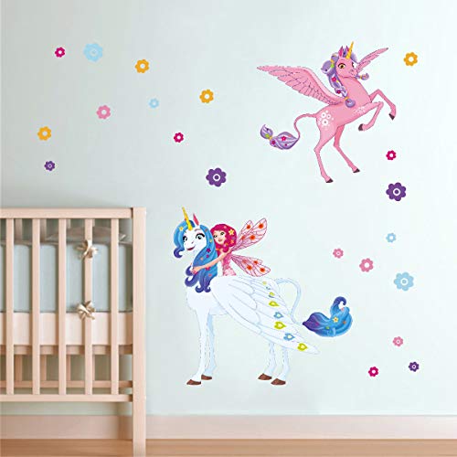 Sweet Unicorn & Fairies Wall Stickers | Decals 
