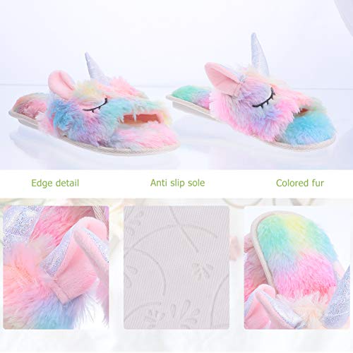 Unicorn With Horn Women's Slippers 