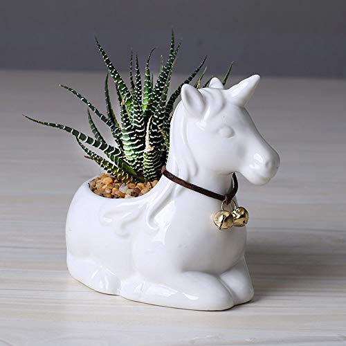 adorable unicorn plant pot