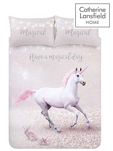 Magical Winter Unicorn Duvet Cover