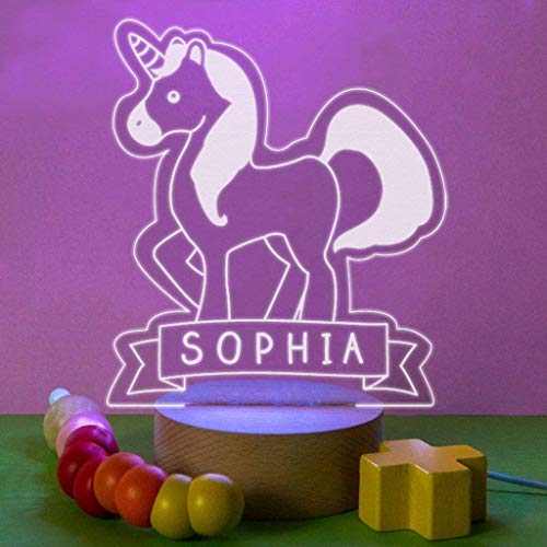 Personalised Unicorn Mood Decorative Light
