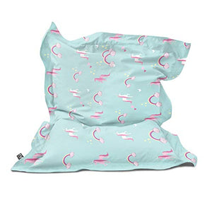 Kids Personalised Unicorn Squashy Bean Bag | Cushion 125 x 100cm | rucomfy Beanbags 