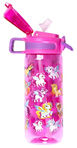 Cute Pink Unicorn Water Bottle 