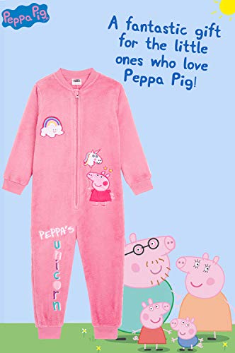Pink Onesie Peppa Pig Unicorn All In One 