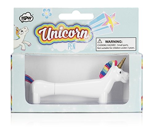Novelty Unicorn Ballpoint Biro Pen - White Unicorn Pen | Gift Idea