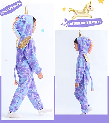 Soft & Cosy Unicorn Onesie With Horn & Wings 