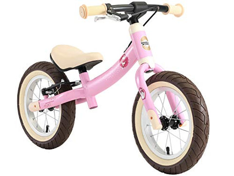 BIKESTAR | Lightweight Kids Balance Bike With Brakes | Pink | Unicorn Design | Age 3+