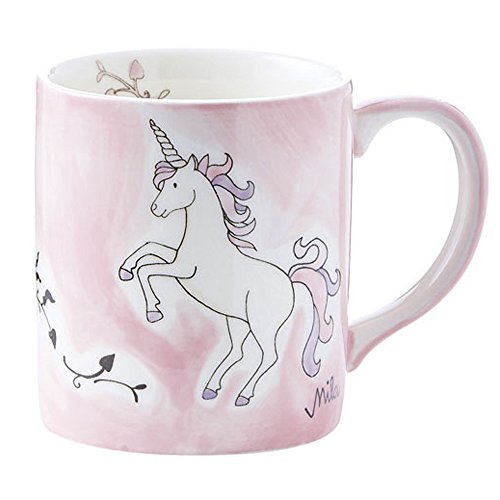 Hand Painted Unicorn Mug for Girls