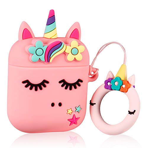 Cute Unicorn Pink AirPod Case 