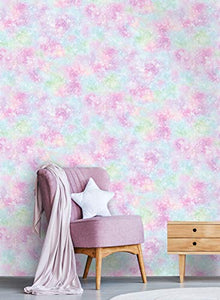 Iridescent Pastel Textured Wallpaper | Unicorn Inspired