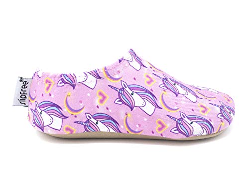 Slipfree - Girls Non Slip Shoes for Beach, Pool and Home. More Than just a Swim Shoe - Unicorn Medium