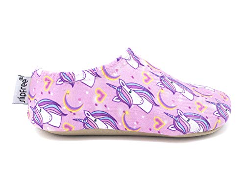 Purple lilac unicorn kids shoe 