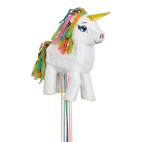 Unicorn Pull Pinata |  Multi-Colour | Party Decoration 