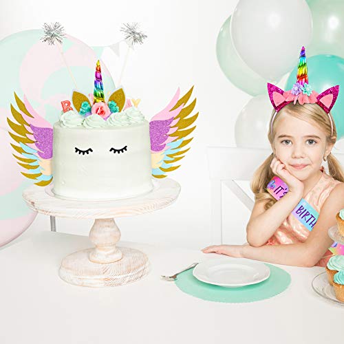 Unicorn Girls Birthday Cake Topper 